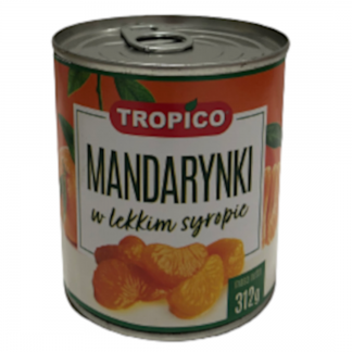 TROPICO Mandarynki w Lekkim Syropie 312g