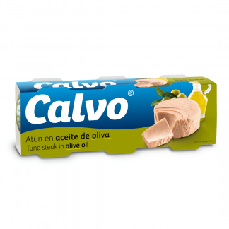 CALVO Tuńczyk w Oliwie z Oliwek 3x80g