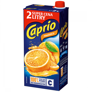 CAPRIO Napój Pomarańcza Karton 2l