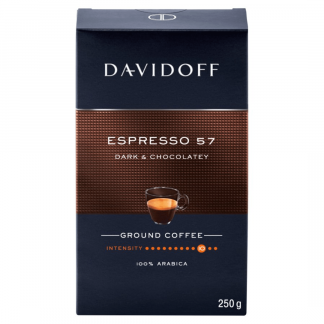 DAVIDOFF Espresso 57 Dark & Chocolatey Kawa Mielona Palona 500g