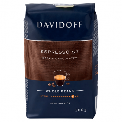 DAVIDOFF Espresso 57 Dark & Chocolatey Kawa Ziarnista 500g