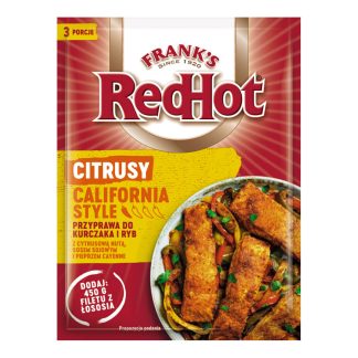 FRANK'S Redhot Przyprawa Do Kurczaka i Ryb Citrusy California Style 20g