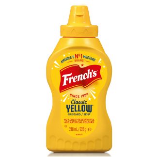 French's American Classic Yellow Mustard 218ml