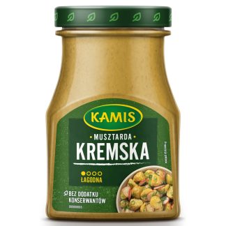 KAMIS Musztarda Kremska Słoik 185g