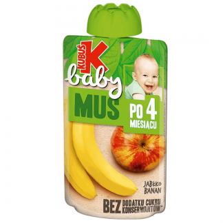KUBUŚ Mus Baby jabłko banan 100g