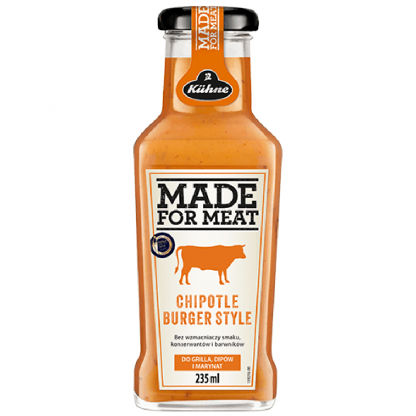 KUHNE Sos Chipotle Burger Made For Meat Do Grilla Dipów i Marynat 235ml