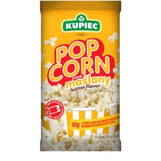 KUPIEC Popcorn Maślany 80g
