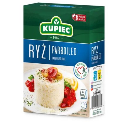KUPIEC Ryż Paraboiled 4x100g