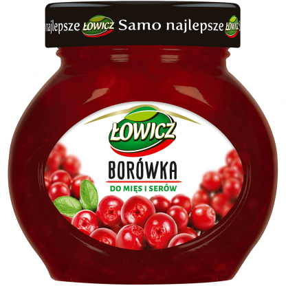 ŁOWICZ Borówka Do Mięs i Serów 230g