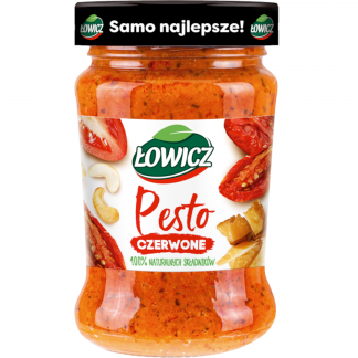 ŁOWICZ Pesto Czerwone Sos Pomidorowy 180g