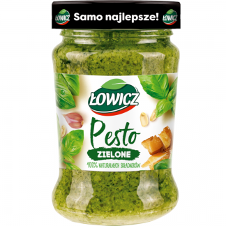 ŁOWICZ Pesto Zielone Sos Bazyliowy 180g