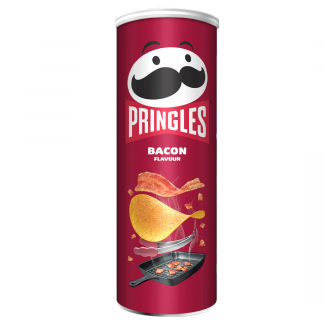 PRINGLES Bacon Chipsy Bekon 165g