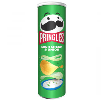 PRINGLES Sour Cream & Onion Chipsy 165g