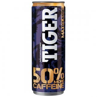 TIGER MAX Napój Energetyzujący Klasyczny + 50% Więcej Kofeiny 250ml