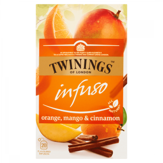 TWININGS Herbata Infuso Pomarańcza Mango Cynamon 20 Torebek