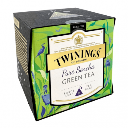 TWININGS Herbata Pure Sencha Zielona Green Tea 15 Piramidek