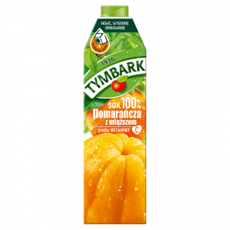 TYMBARK Sok 100% Pomarańcza z Miąższem 1L