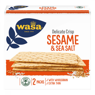 WASA Pieczywo Chrupkie Delicate Crisp Sezam-Sól 190g